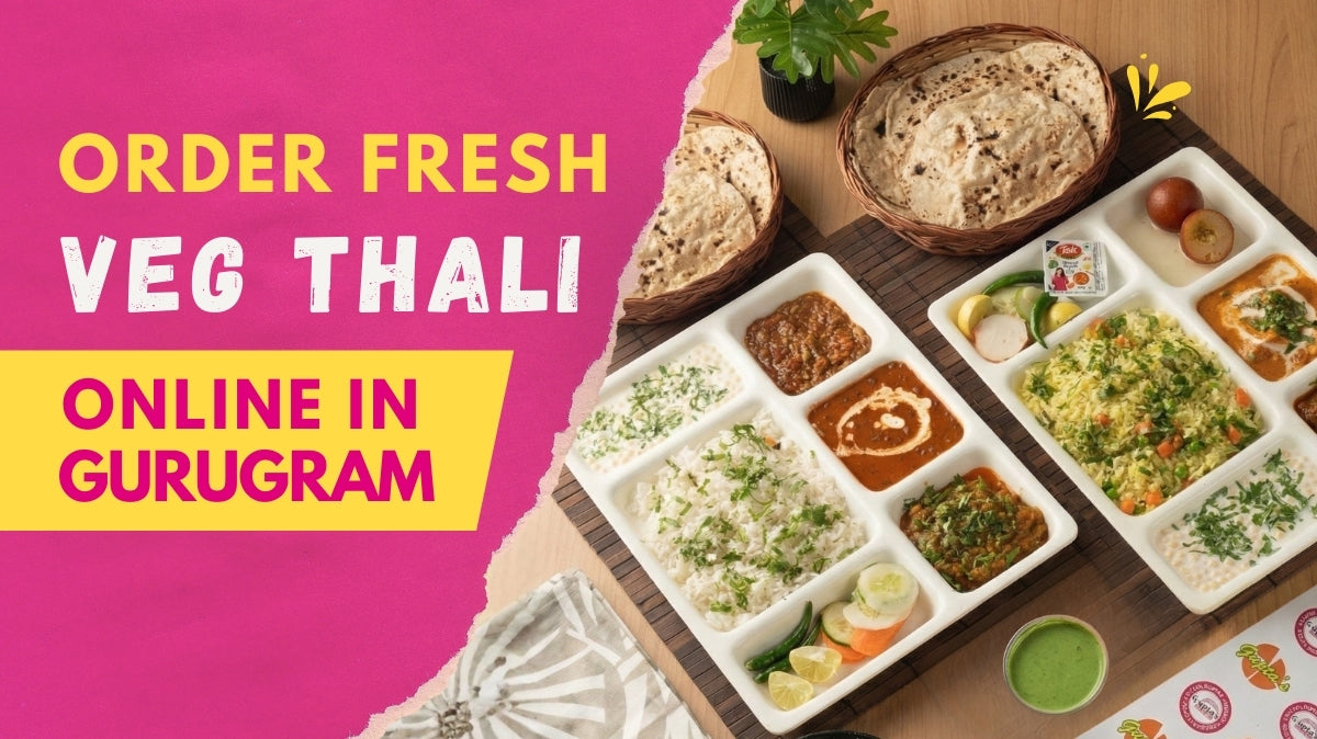 Order Fresh Veg Thali Online in Gurugram with Flavours by Gupta Rasoi