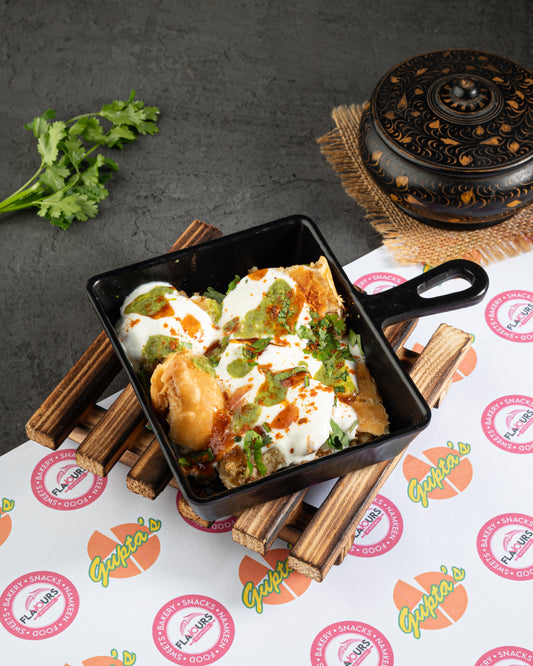 Chole Samosa Chaat